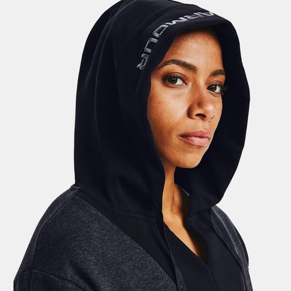 Under Armour Cropped Fleece Hoodie - Picture 4 of 10